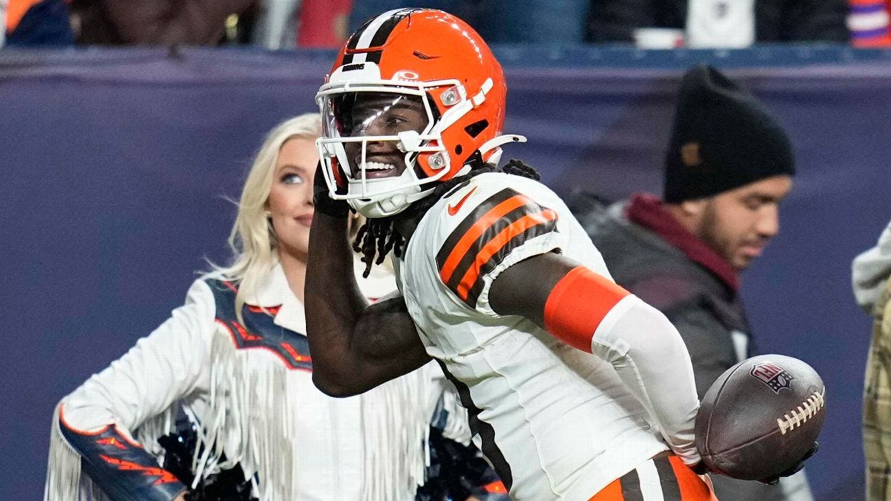 Jerry Jeudy's career night in Denver return dampened by Browns loss - ESPN