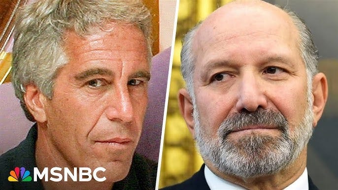Jeffrey Epstein and Howard Lutnick