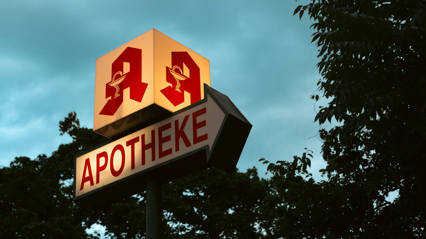 pharmacy sign outside