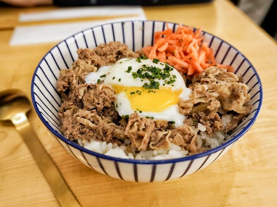 BEEF GYUDON | MACHIYA | £7.50 — LONDON CHEAP EATS