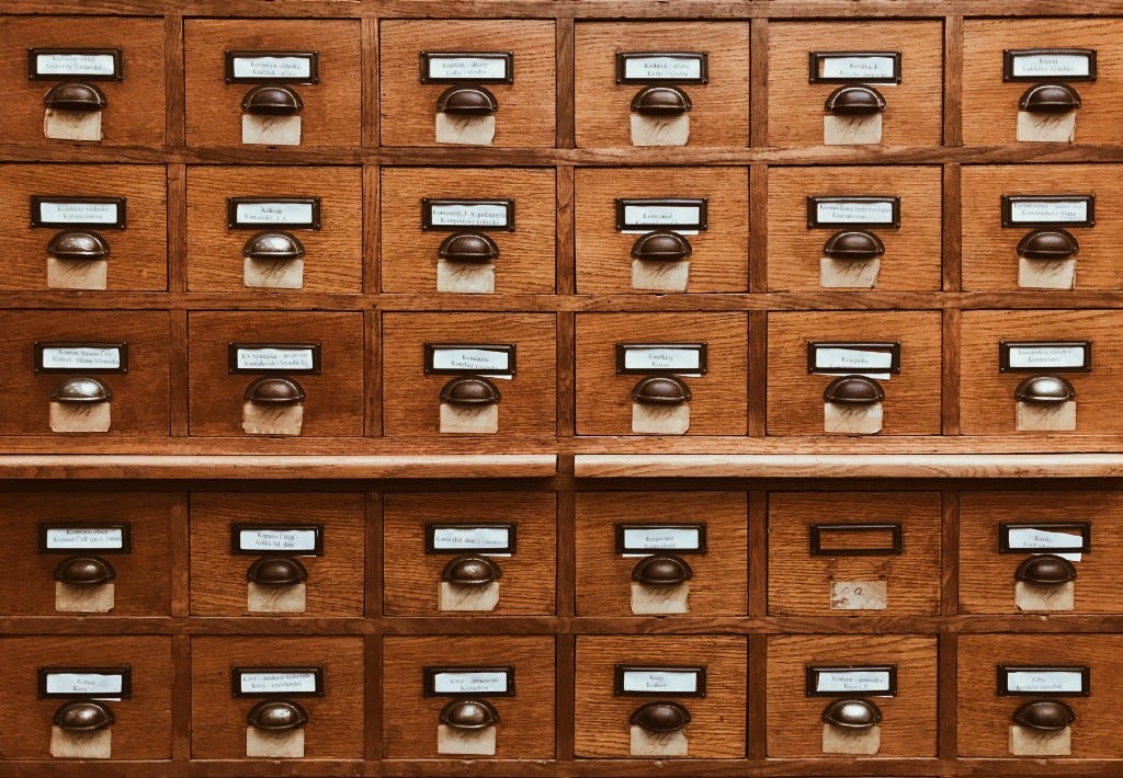 An offline database — file archive An offline database — file archive