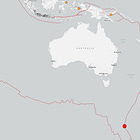 Earthquakes of 6.5-7.0 in Macquarie Island Region and 6.5 West of Sabang, Indonesia: Magnitude and Tsunami Assessment