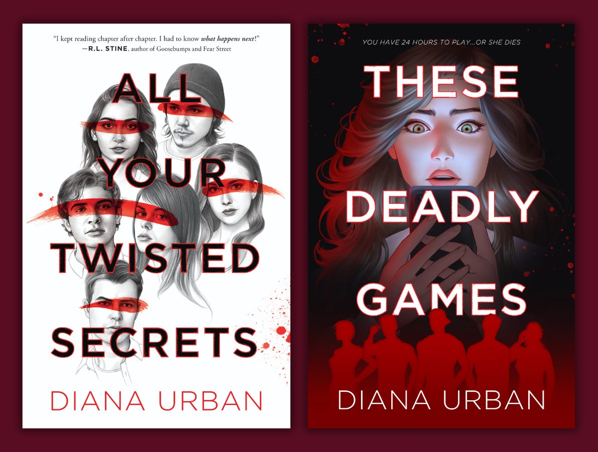 All Your Twisted Secrets next to These Deadly Games All Your Twisted Secrets next to These Deadly Games