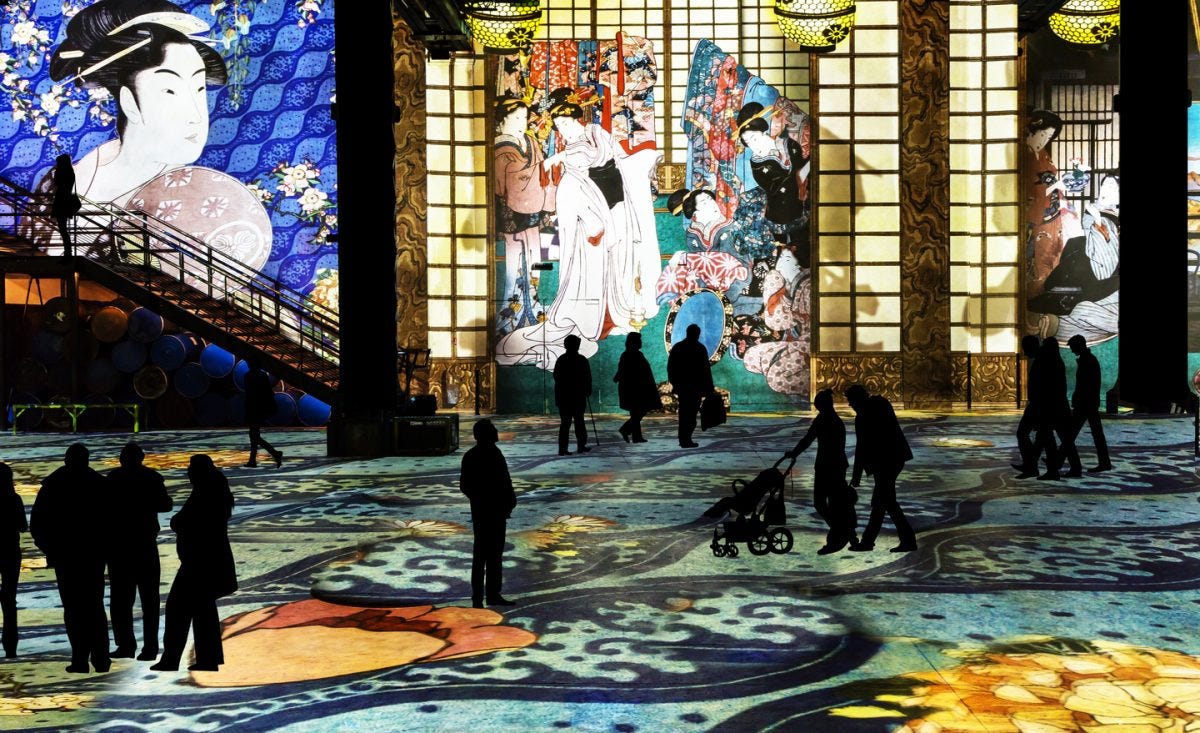 Only the biggest digital art gallery in the GCC opening at The Dubai Mall -  Commercial Interior Design
