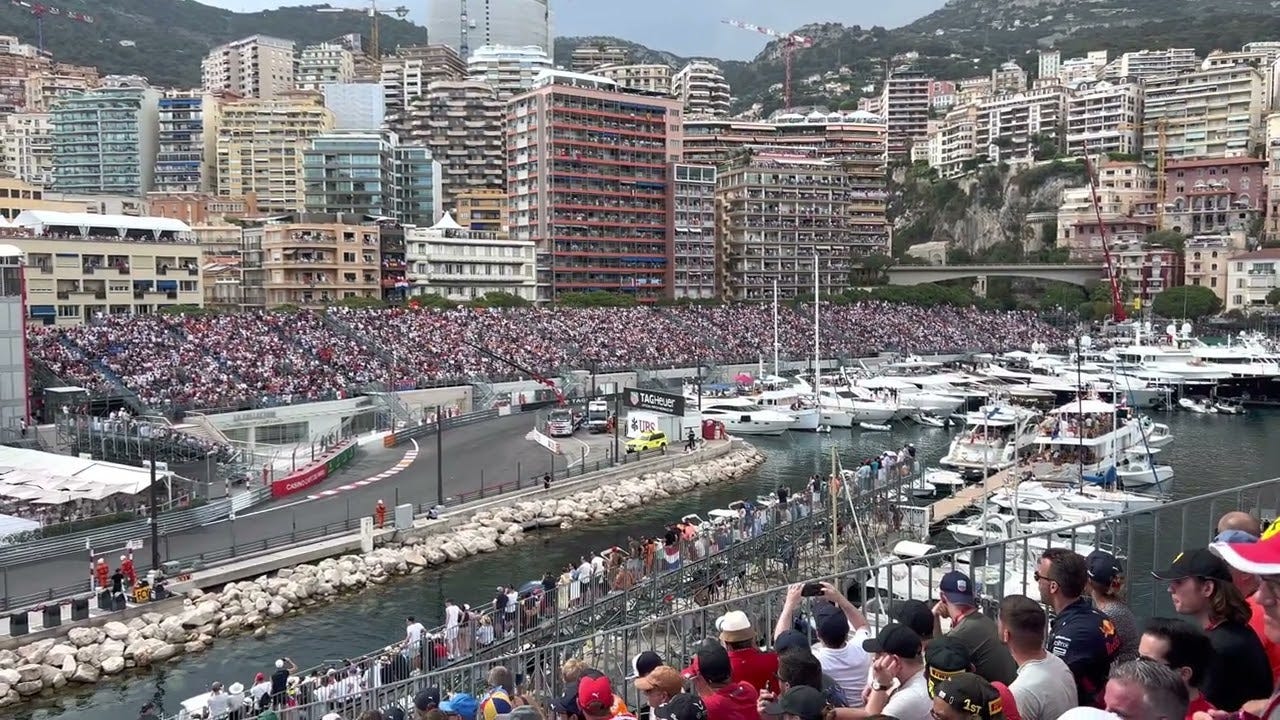 View from Grandstand O at the 2022 Monaco Grand Prix