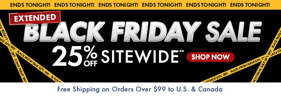 Extended - Black Friday Sale: 25% Off Sitewide** Extended - Black Friday Sale: 25% Off Sitewide**
