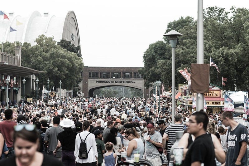 Crowd at the state fair