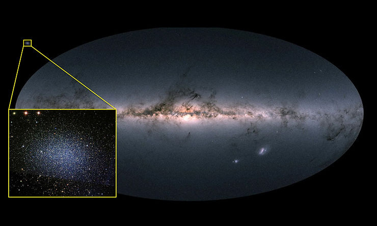 An illutration of Leo 1 Dwarf Galaxy An illutration of Leo 1 Dwarf Galaxy