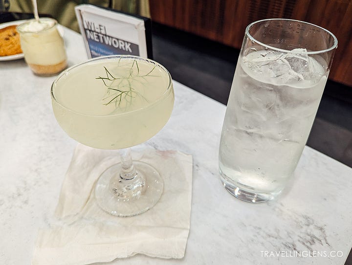 Food & drinks in AMEX Centurion Lounge, Washington DC