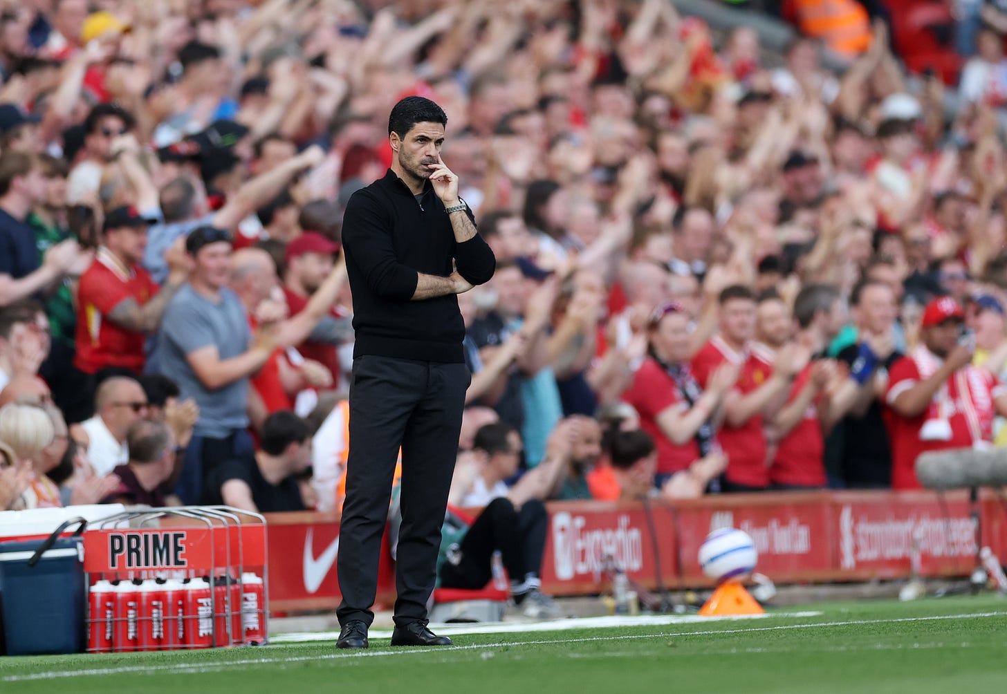 Arteta slams 'nowhere near' acceptable Arsenal in draw with Liverpool -  Hayters