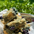 A healthier take on little bites blueberry muffins