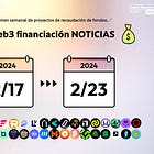 【Noticias semanales de financiación Web3】Selección de 30 proyectos que recaudaron fondos del 17/2 al 23/2