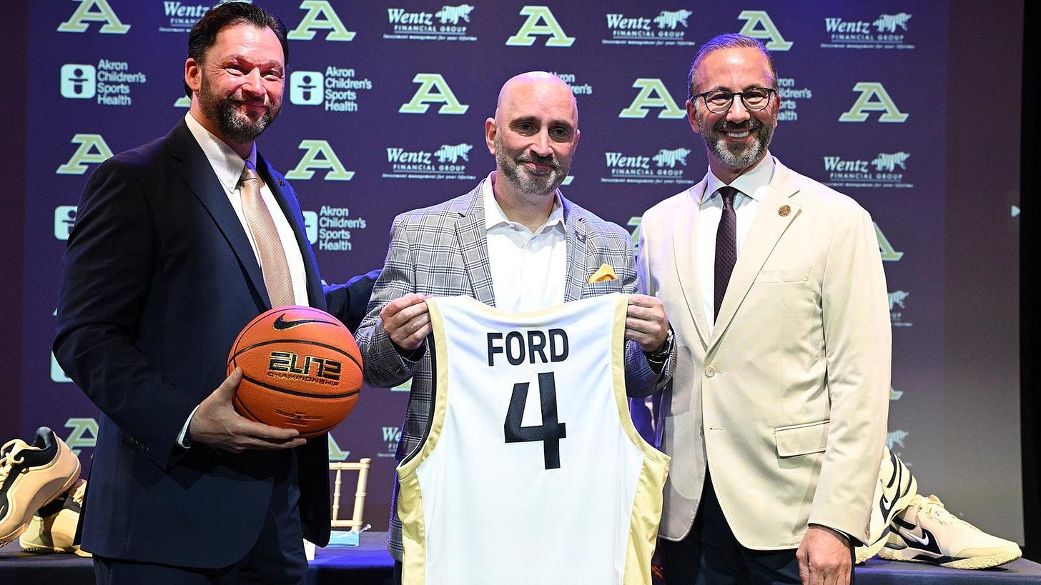 Dustin Ford Introduced as University of Akron Head Men's Basketball Coach -  University of Akron Athletics