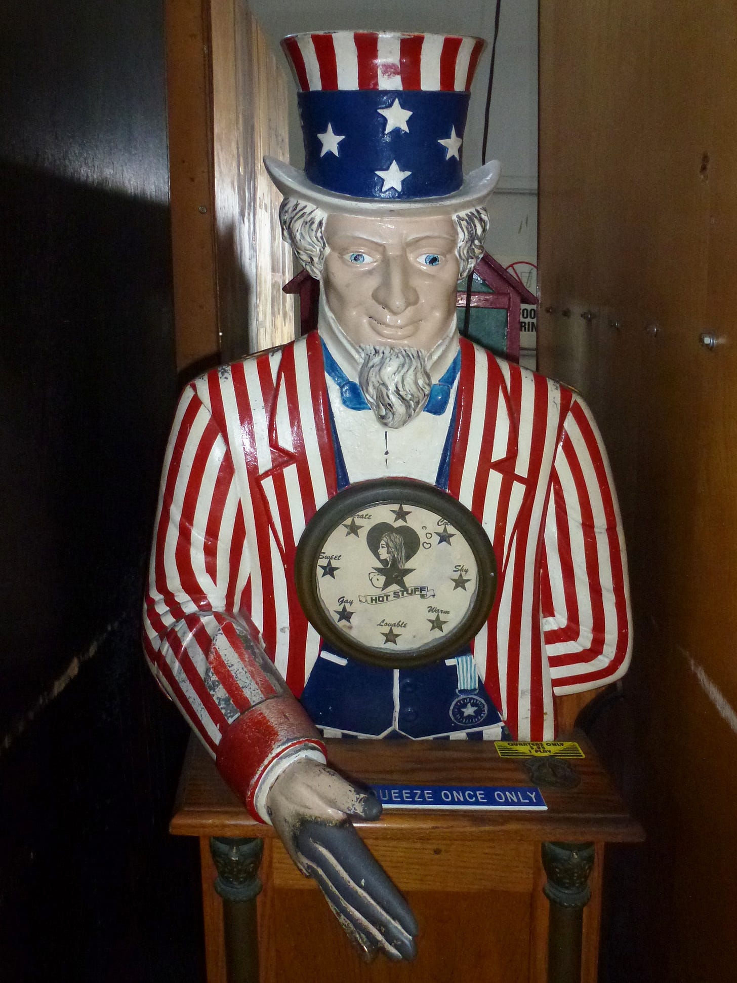 “Caille Uncle Sam Strength Tester“ circa 1908.