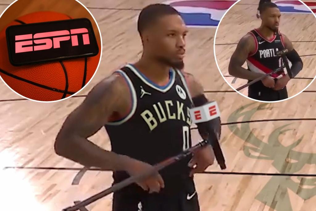 ESPN slammed for posting digitally altered Damian Lillard interview