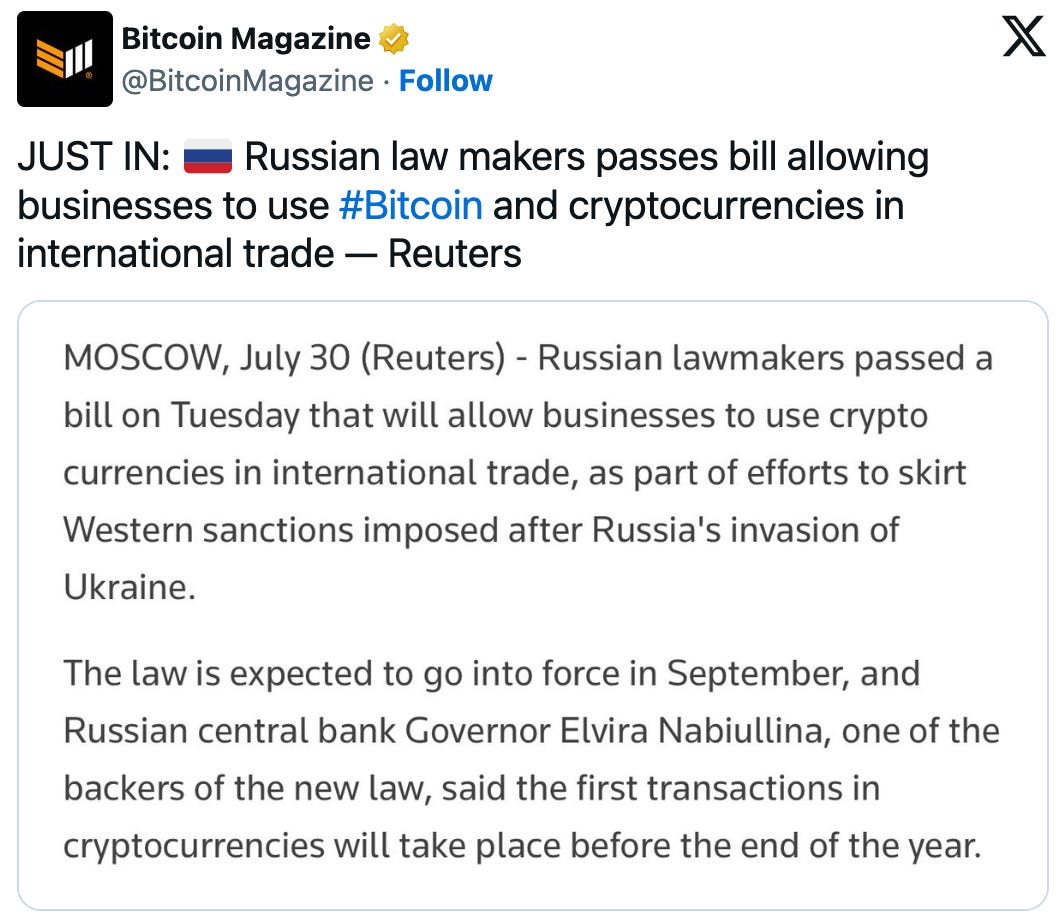 Crypto: The Safe Option - by Zain Farhan - Inspired Analyst