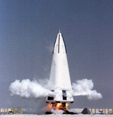 McDonnell Douglas a defunct company with the DC-XA a defunct launch system