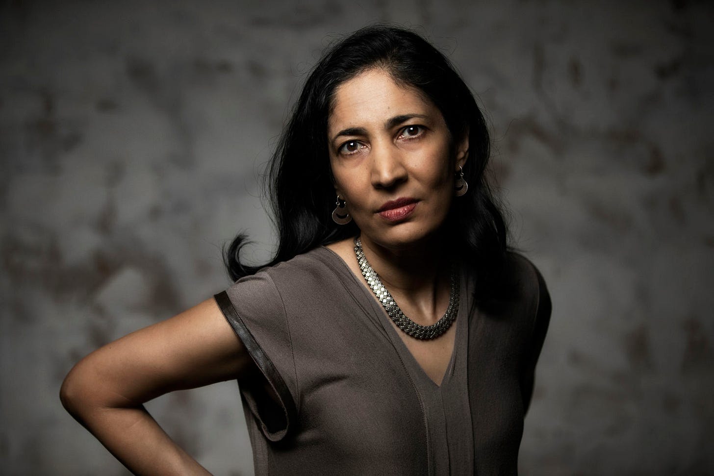 headshot of kiran desai headshot of kiran desai