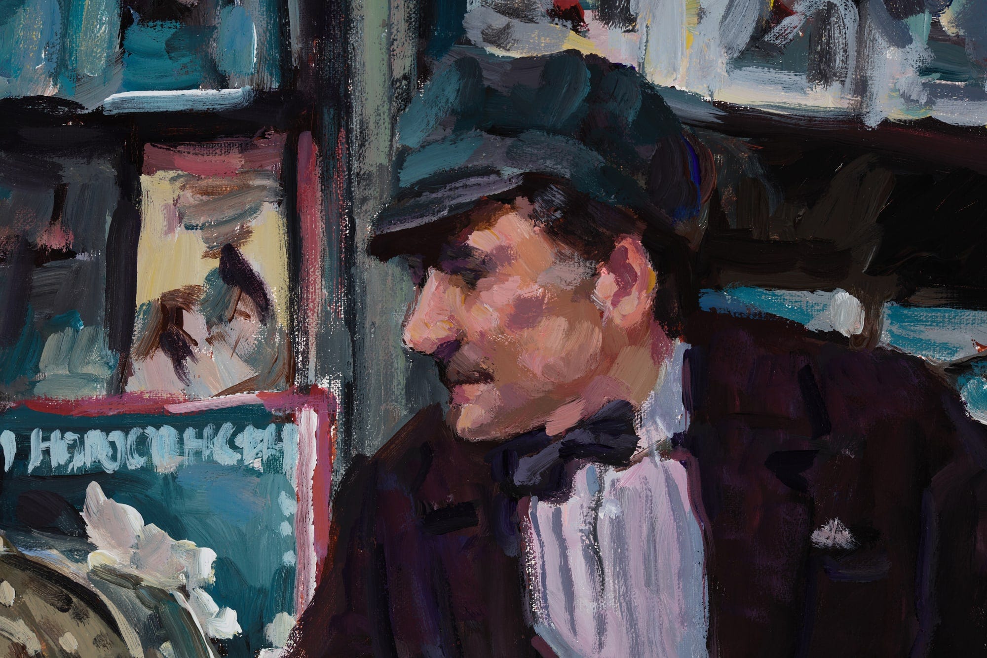 Bob Dylan painting / film scene found - by nightly_moth