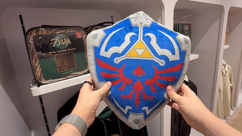 Nintendo Store San Francisco Zelda gear