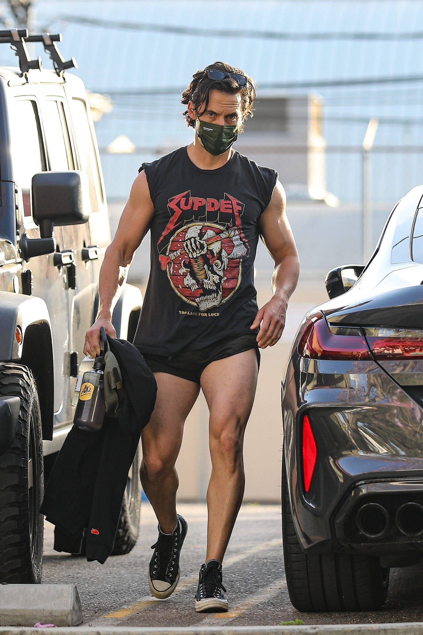 Milo Ventimiglia and His Extremely Short Shorts Have Entered the Great  Shorts Length Debate | GQ