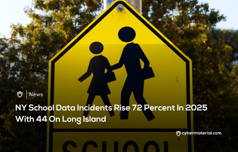 NY School Data Incidents Increase by 72%