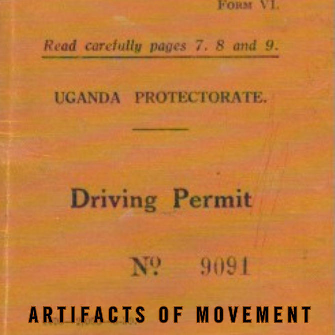 Uganda Protectorate Driving Permit, 1940