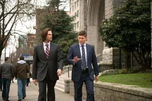 Competent boys in attractive suits...