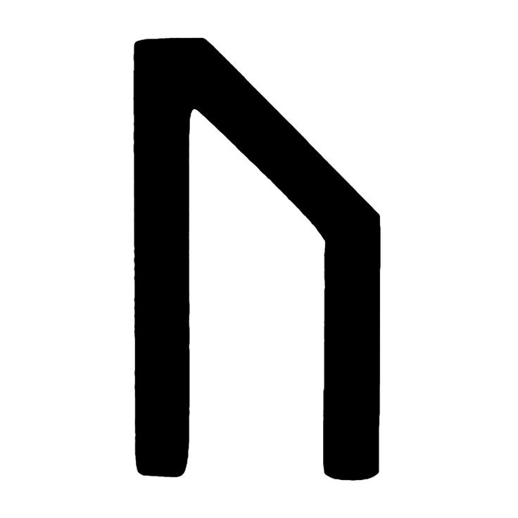 This may contain: a black and white image of a letter n