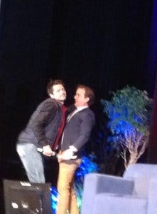 misha greets richard