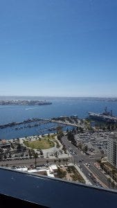 The view from our room