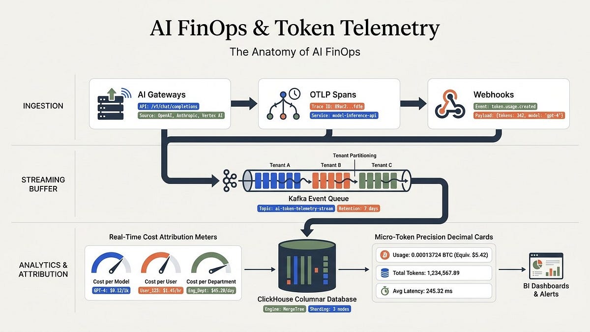 The Anatomy of AI FinOps: Architecture Patterns for Token Attribution and Streaming Observability