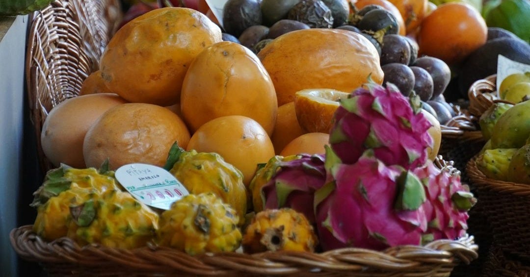 variety of fruits on brown woven basket variety of fruits on brown woven basket