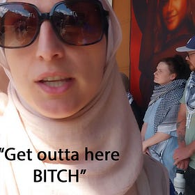 "Zionist pig", "Get outta here, b**ch" - I tried, but you can't ask these protesters anything