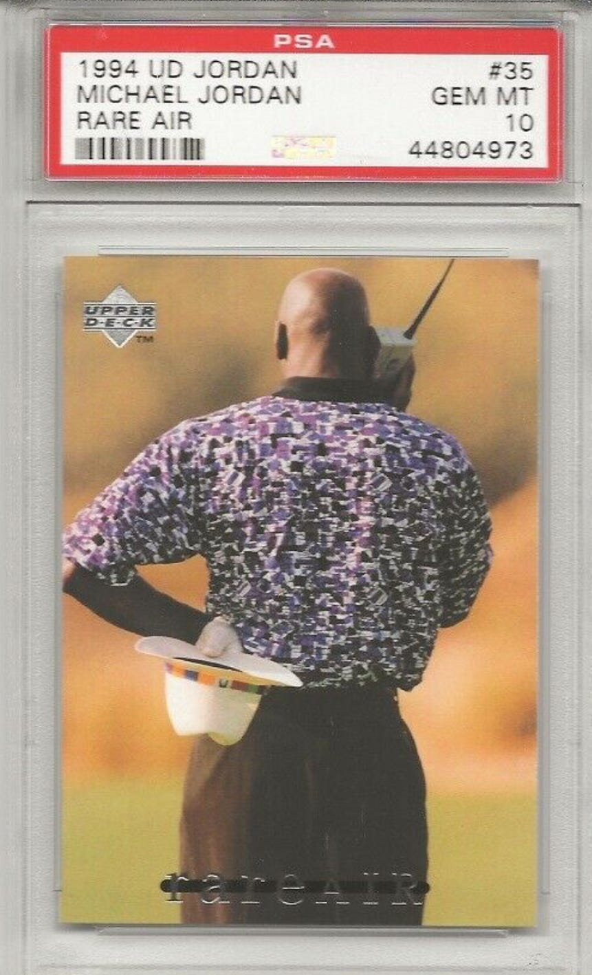 rare cards in clash royale 1997 Upper Deck Michael Jordan RARE AIR (Complete set 85 Cards and Gol –  Perfect Edges Cards main image 0