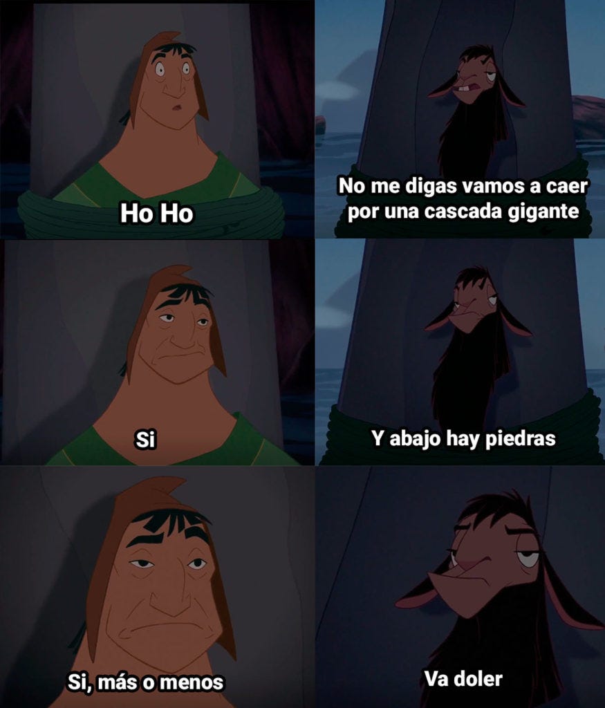 No me lo digas vamos a caer - Fotos de memes - Plantilla