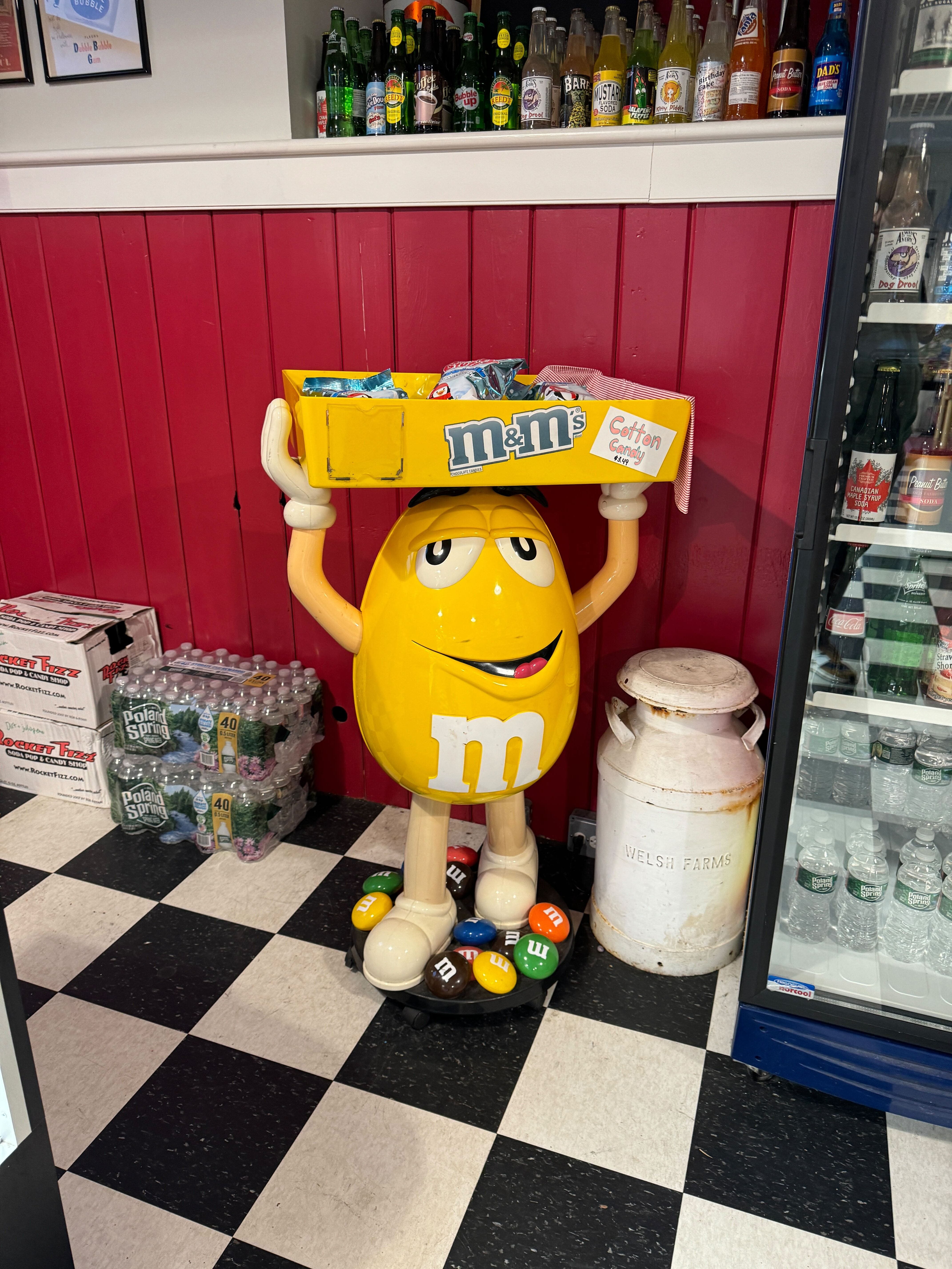 New Jersey town lowers giant fiberglass M&M to ring in 2024