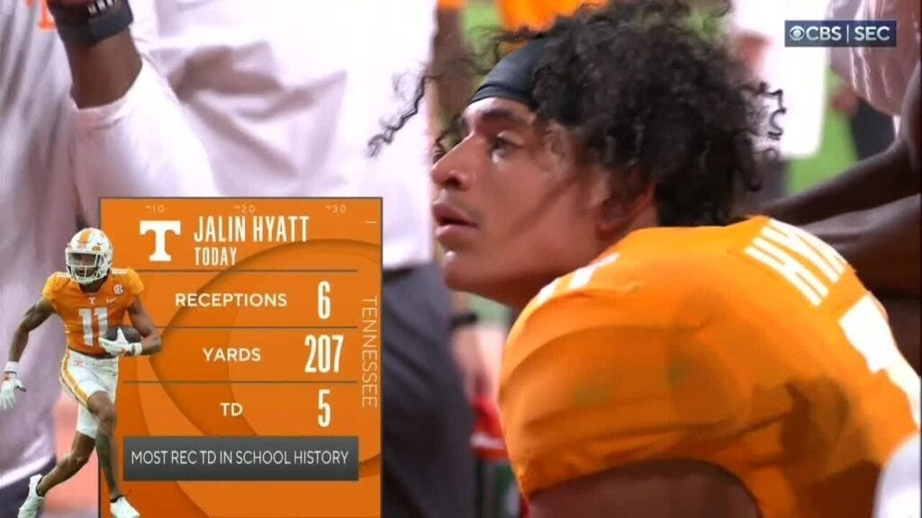 Jalin Hyatt vs Alabama Jalin Hyatt vs Alabama