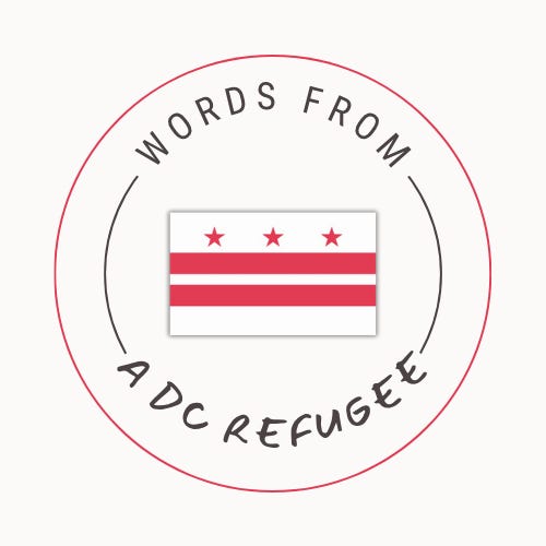 Words From A DC Refugee logo