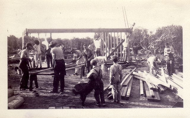 Barn raising | Barn, Appalachia, Old west