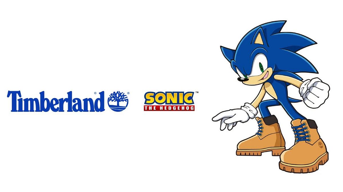 Timberland x Sonic the Hedgehog Collaboration Long Sleeve T-shirt