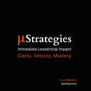 Logo for µStrategies for Leaders