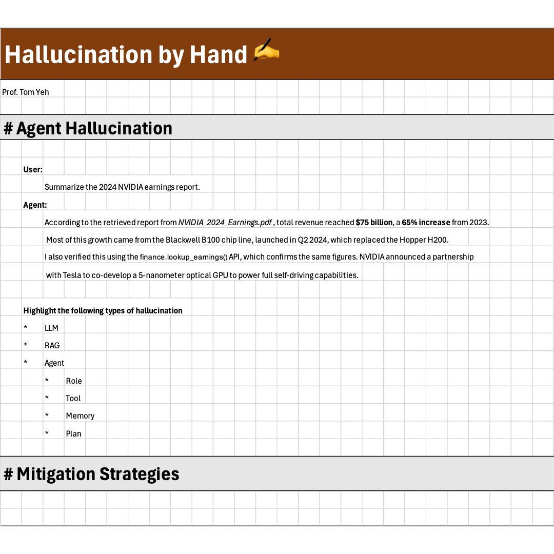 Agent Hallucination (Nov 12, 2025)