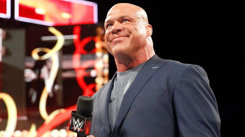 Kurt Angle speaking