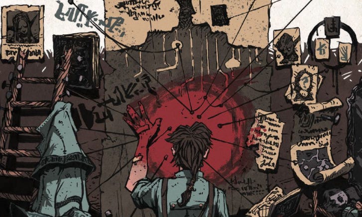 An illustration from the ttrpg Heart: The City Beneath An illustration from the ttrpg Heart: The City Beneath