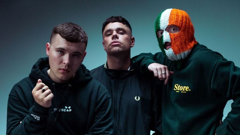 Rappers Kneecap are starring in a music biopic about their rise to fame Rappers Kneecap are starring in a music biopic about their rise to fame