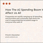 How The AI Spending Boom Will Affect Us All