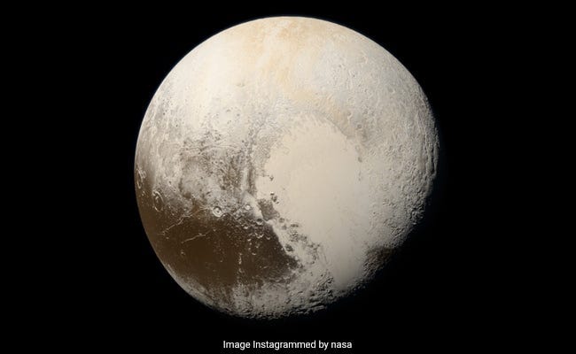NASA Shares Stunning Image Of Pluto That Shows Its ''True Colours''