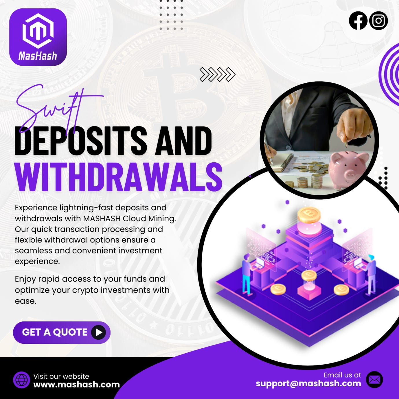 MasHash Announces Free Cloud Mining Services for All Individuals MasHash Announces Free Cloud Mining Services for All Individuals