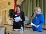 Ruth thanks Robert DeVries (& Scott Strohecker) for his 15 years (at least) as the Club's newsletter editor